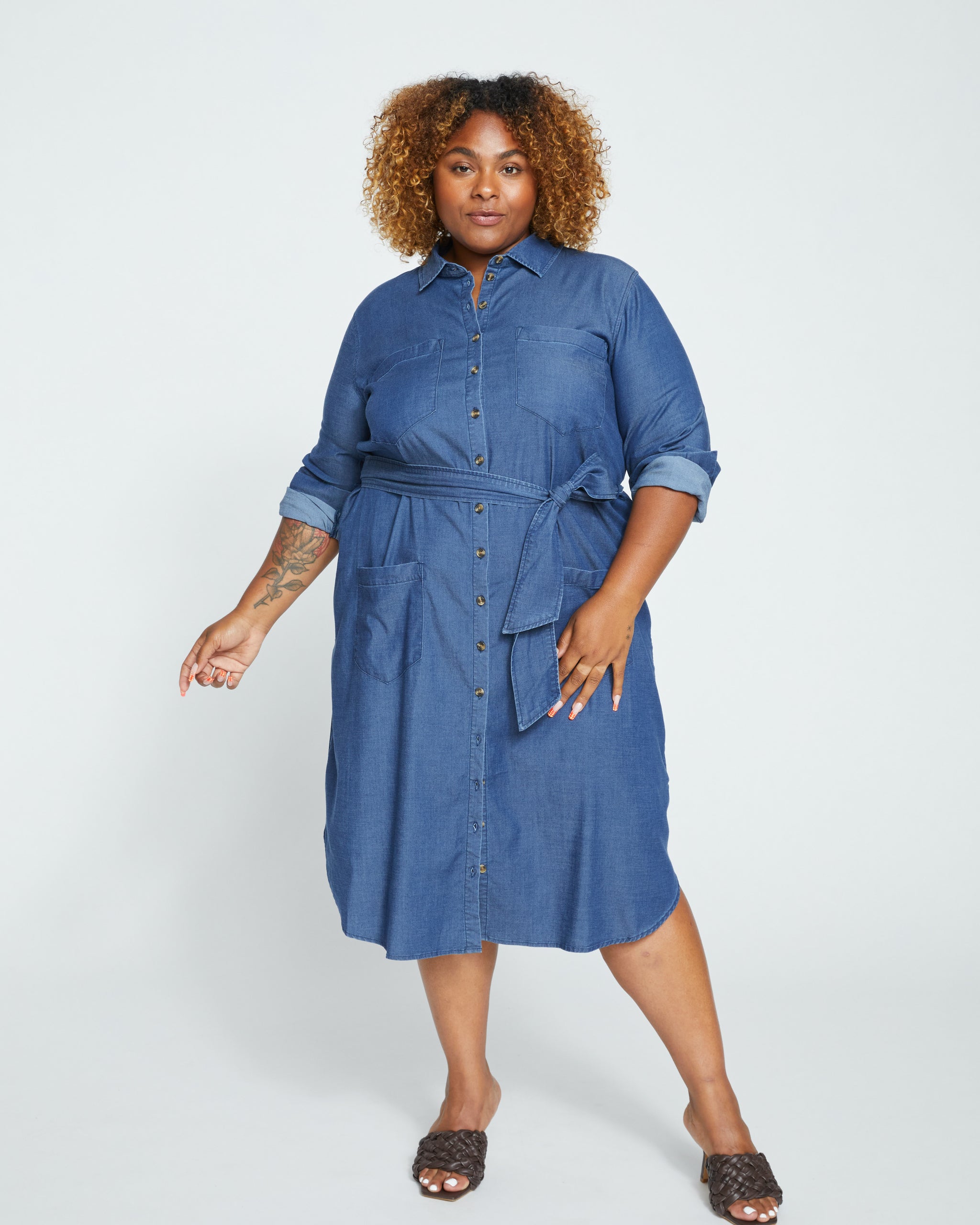 chambray dress